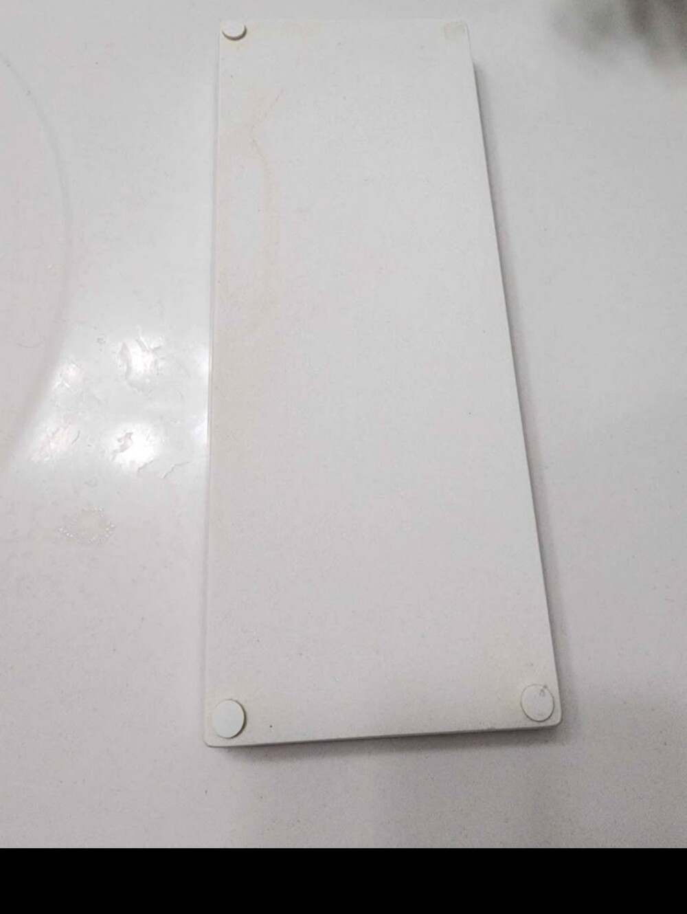 White Ceramic Vanity Tray for Bathroom - Picture 4 of 6